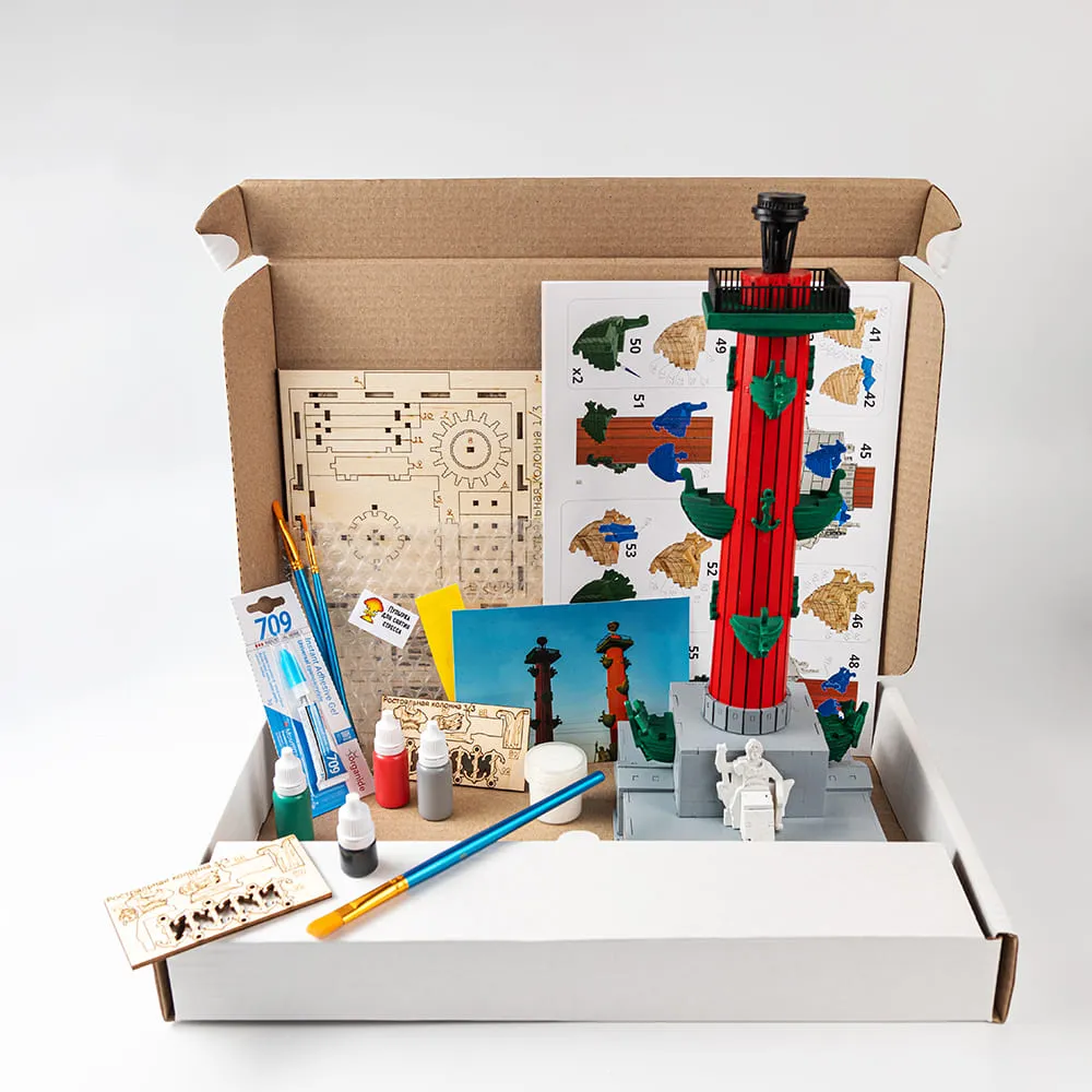 Сборная модель Ростральная колонна - фото 6