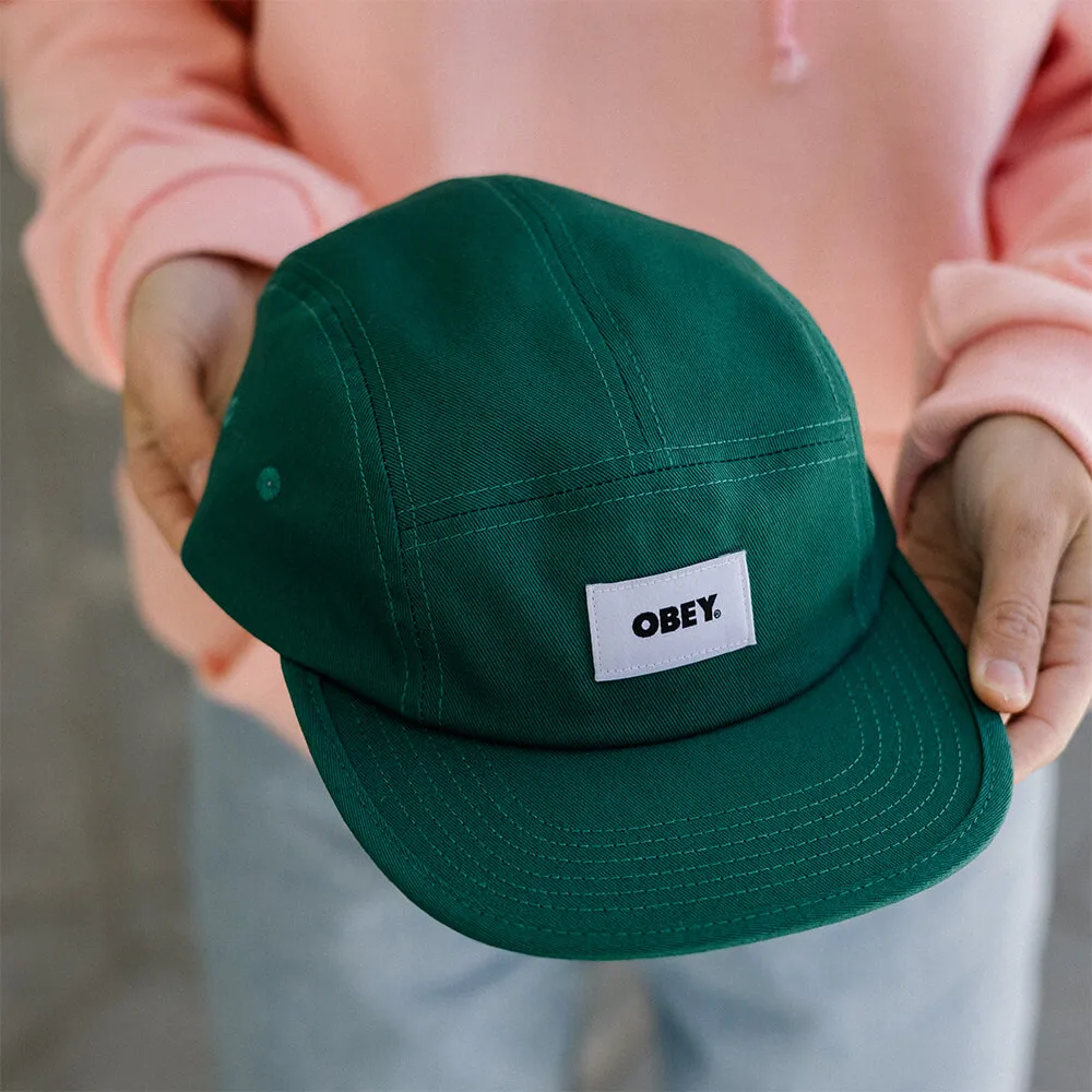 Кепка Obey Bold Label Organic Camp Hat Aventurine Green - фото 5