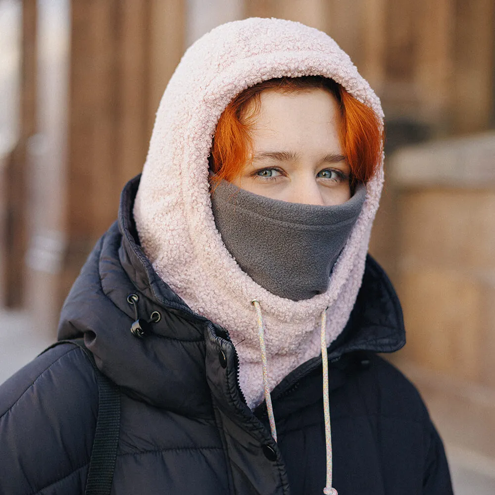 Капюшон Friend Function барашковый розово-серый - фото 2