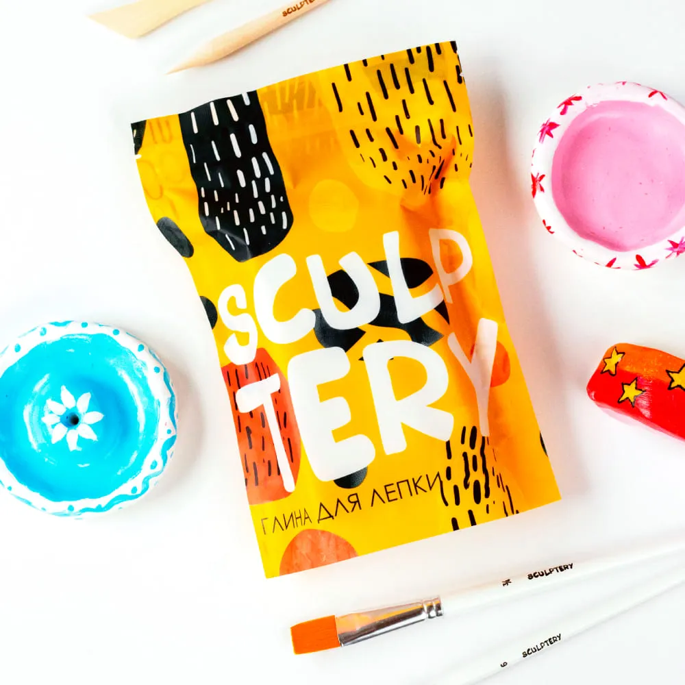 Набор глины для лепки SCULPTERY - фото 6