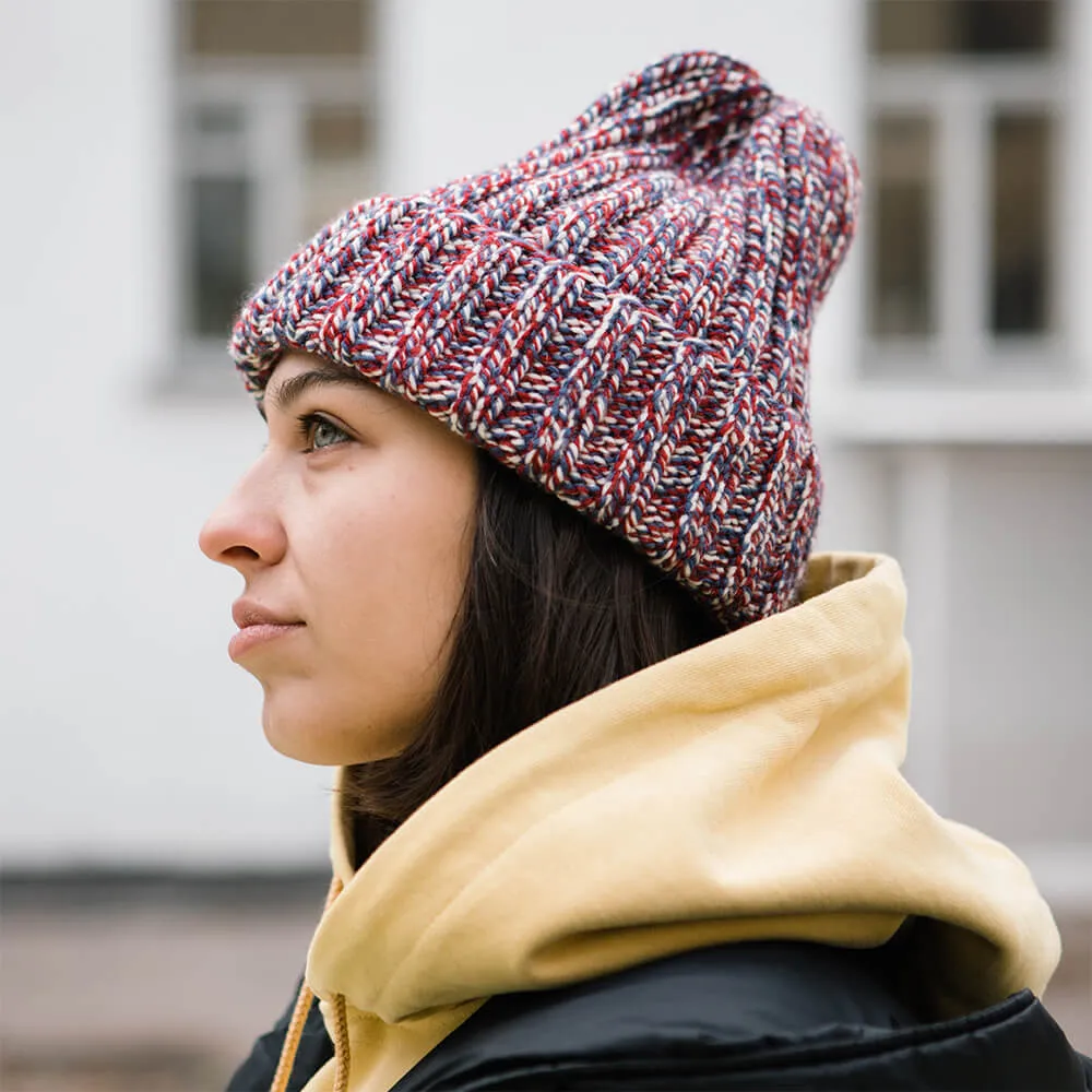 Шапка шерстяная Friend Function Крупной Вязки Французский рябчик - фото 7