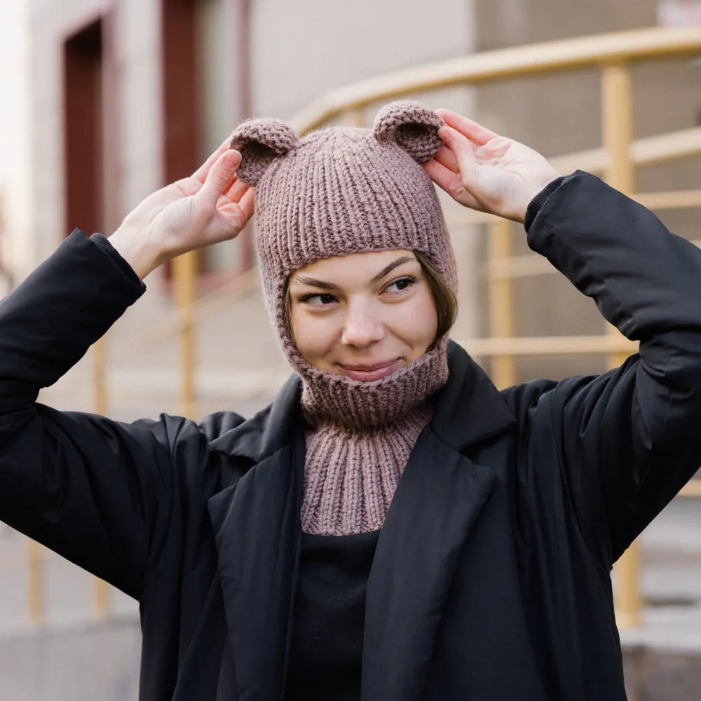 Балаклава Friend Function с ушками орех - фото 5