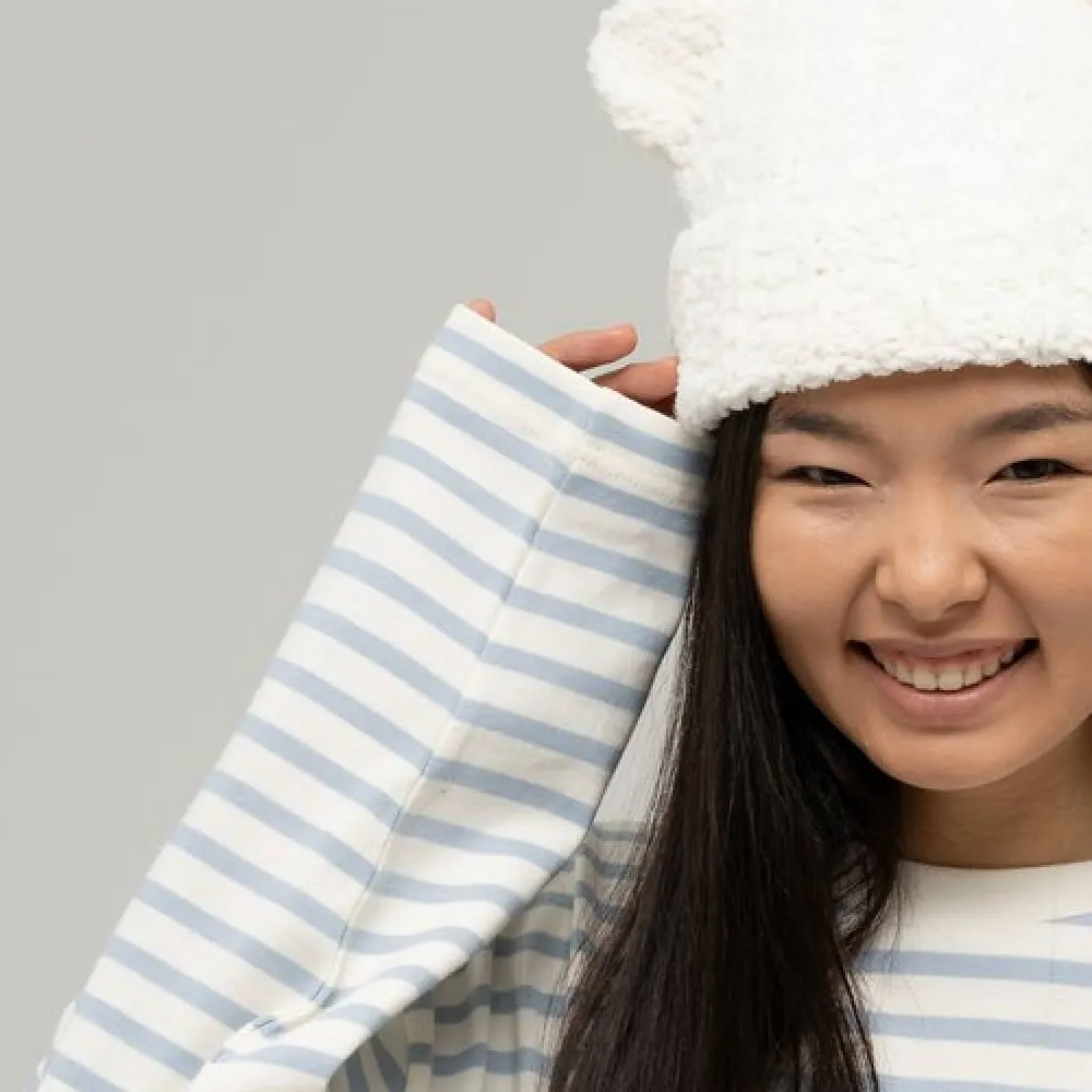 Шапка CHECK YA HEAD белая 2466/68 - фото 2