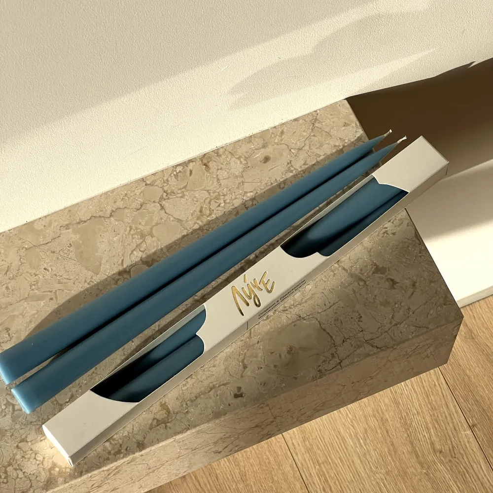 Набор из двух столовых свечей Луче (разные цвета) - фото 12