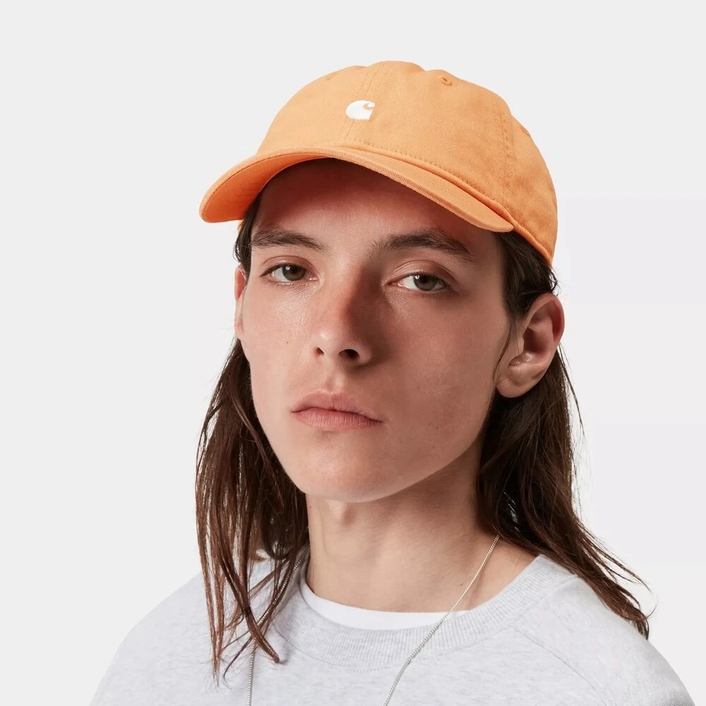 Кепка Carhartt WIP Madison Logo Gentle Orange/White - фото 1