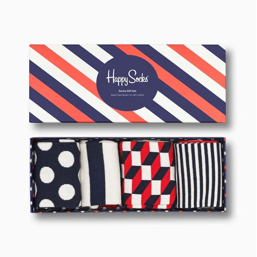 Носки Happy Socks подарочный набор размер 40-46 - фото 1