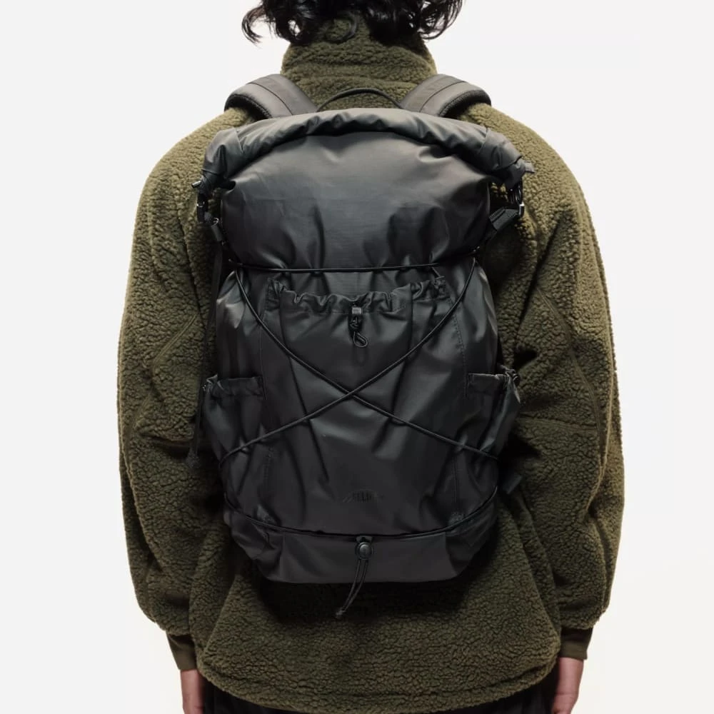 Рюкзак ELLIKER Buckden Roll Top 24/35L Black - фото 1