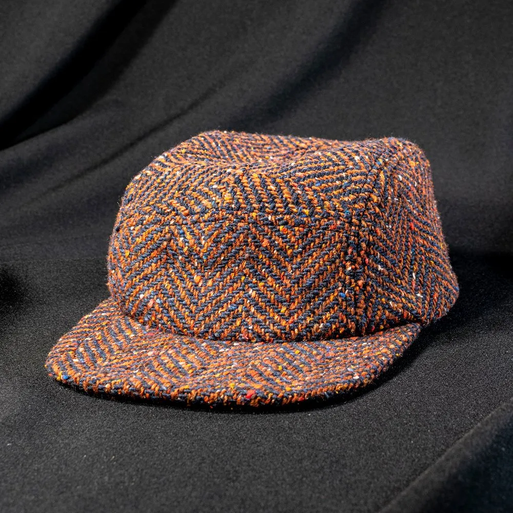 Пятипанельная кепка из твида Friend Function красно-синяя - фото 9