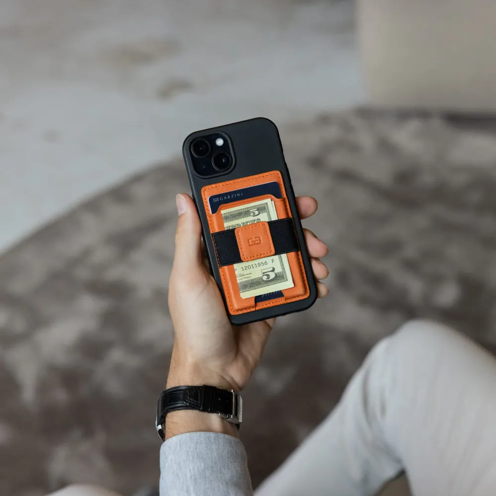 Кошелек Garzini MagSafe Metal Wallet Orange - фото 10