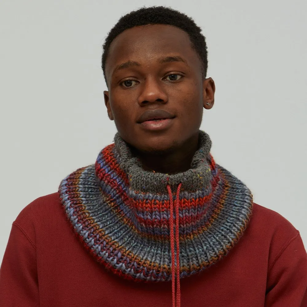 Ворот CHECK YA HEAD шерстяной синий меланж 2273 - фото 4