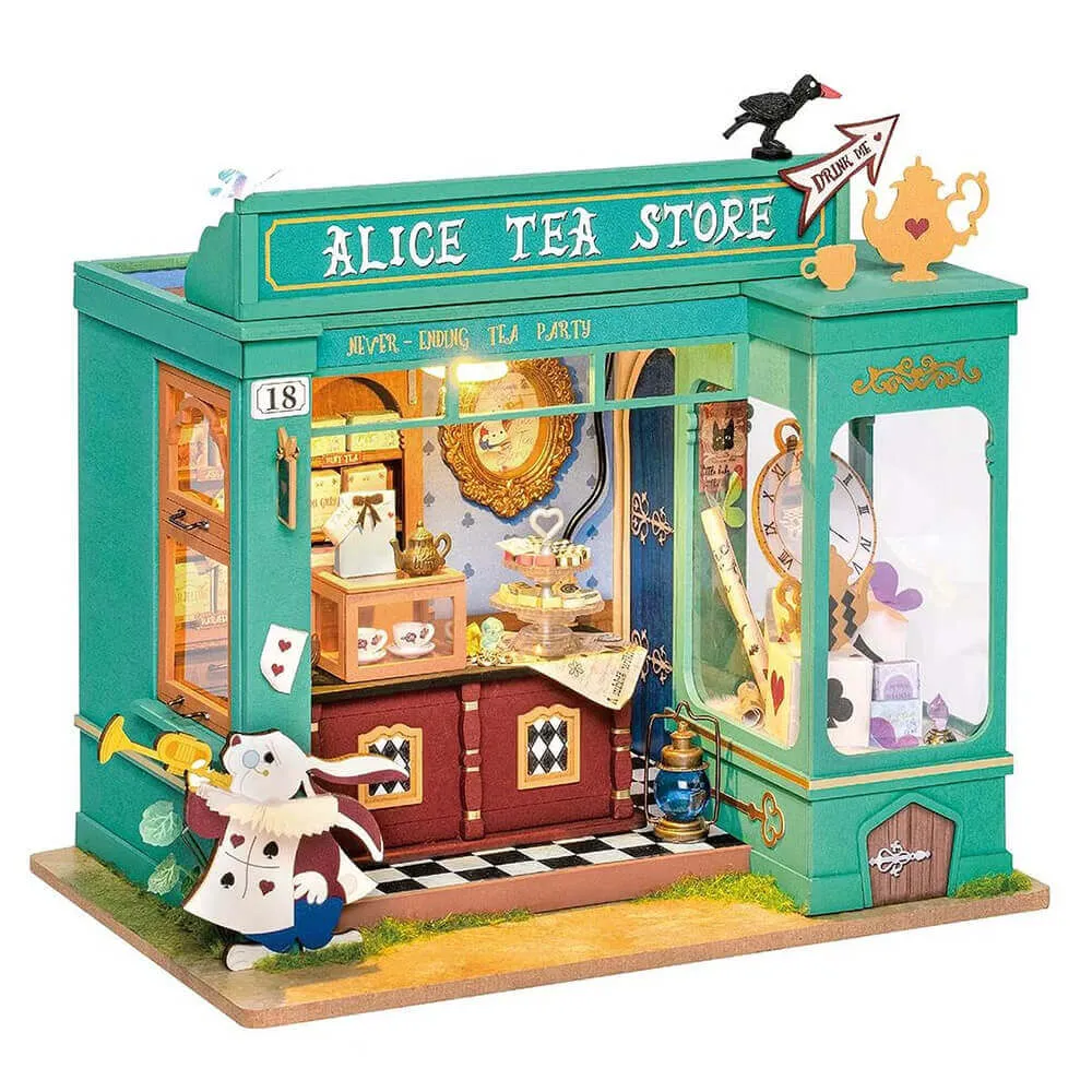 Интерьерный конструктор Robotime Alice's Tea Store - фото 8