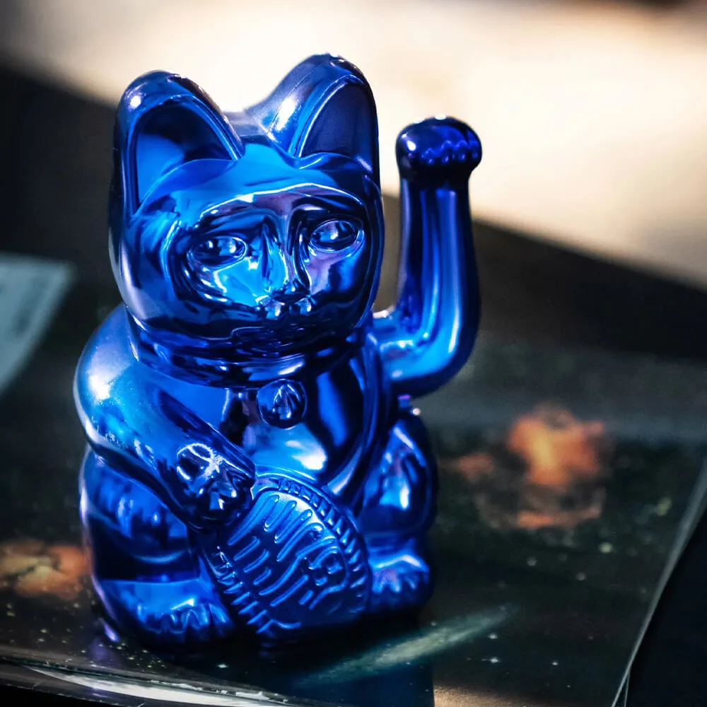 Манэки-нэко - Lucky Cat синий - фото 1