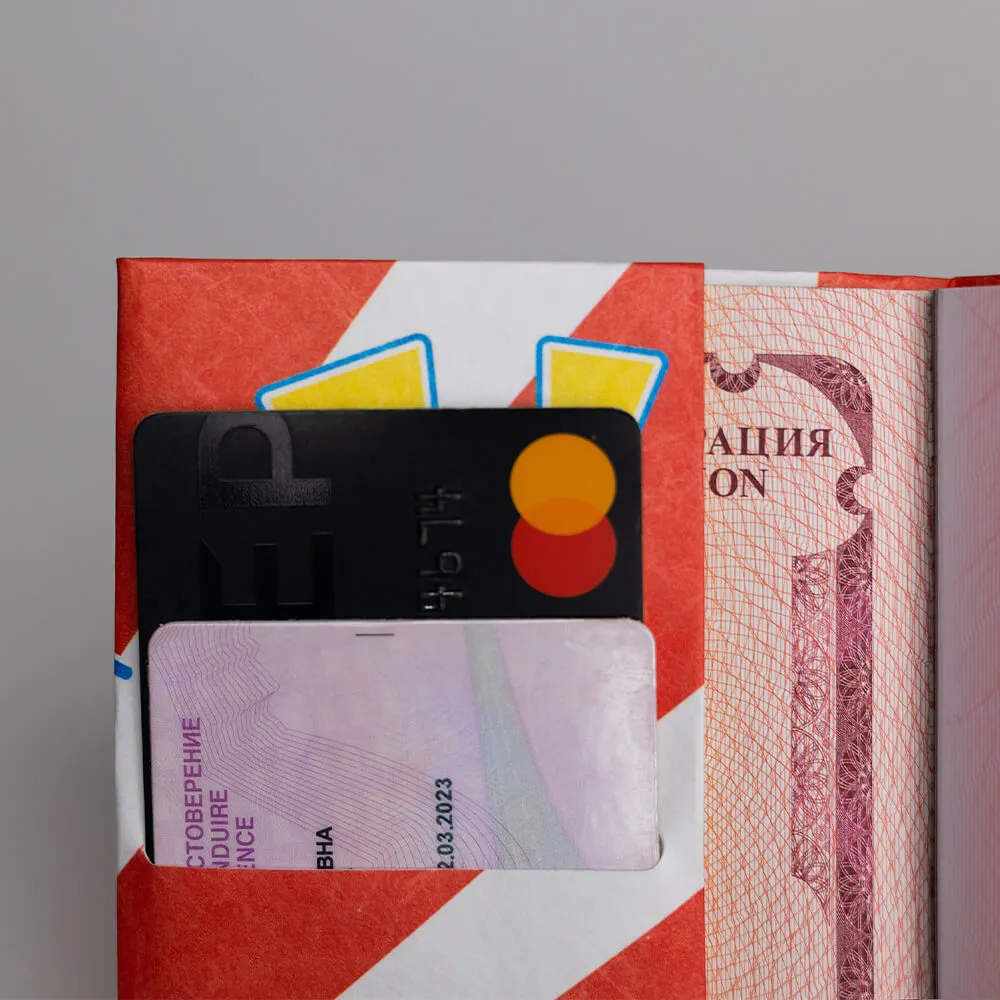 Обложка для паспорта из тайвека New Wallet New Pika - фото 8