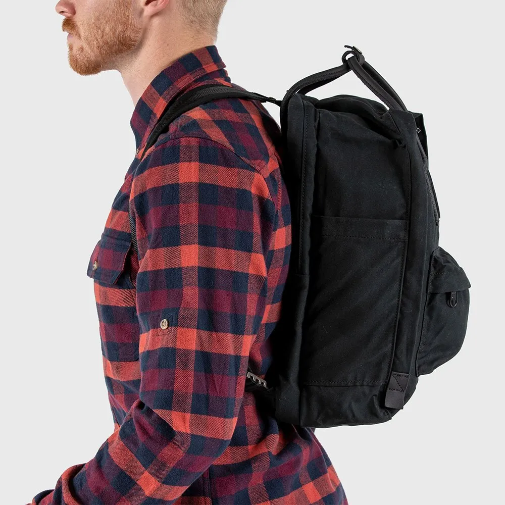 Рюкзак Fjallraven Kanken No2 ALL BLACK Laptop 15 - фото 8
