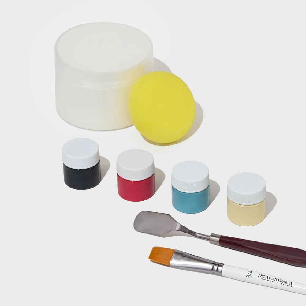 DIY Набор для создания текстурной картины Рельефика (яркая палитра) - фото 5