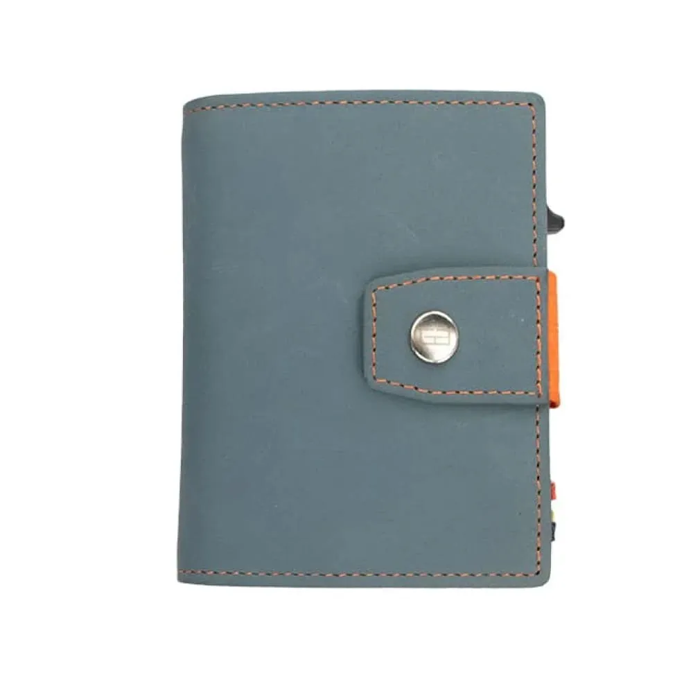 Кошелек Garzini Metal Wallets Blue Orange - фото 4