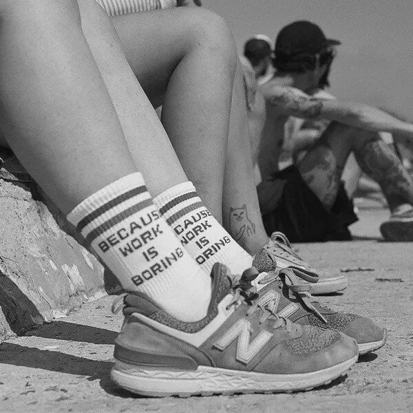 Носки Меч Work is boring 36-40 - фото 2