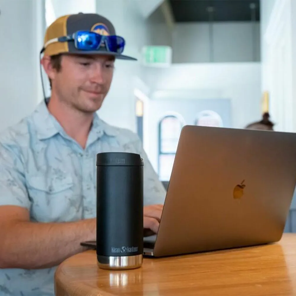 Термокружка Klean Kanteen TKWide 355 мл Cafe Cap Black - фото 5