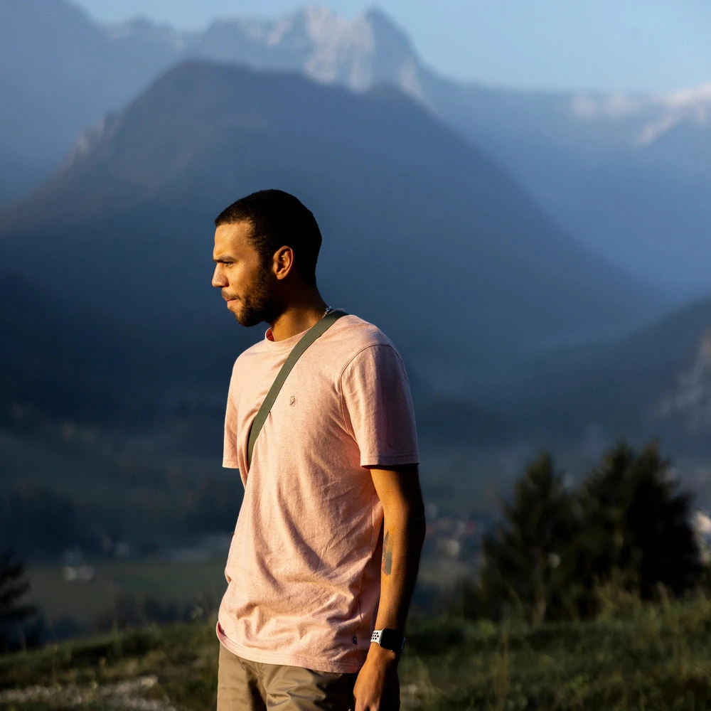 Футболка Fjallraven Hemp Blend M Chalk Rose - фото 5