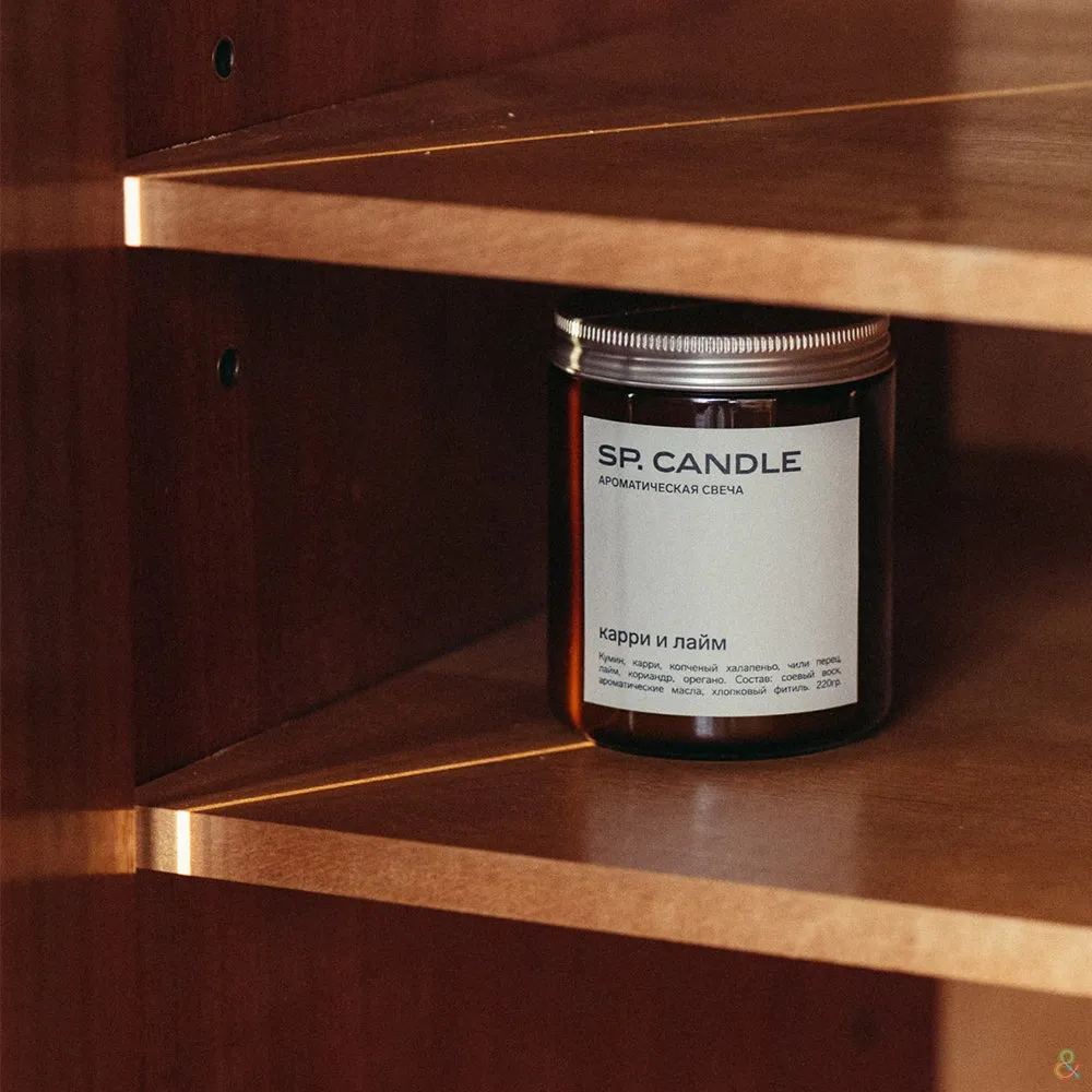 Ароматическая свеча SP Candle большая - фото 6
