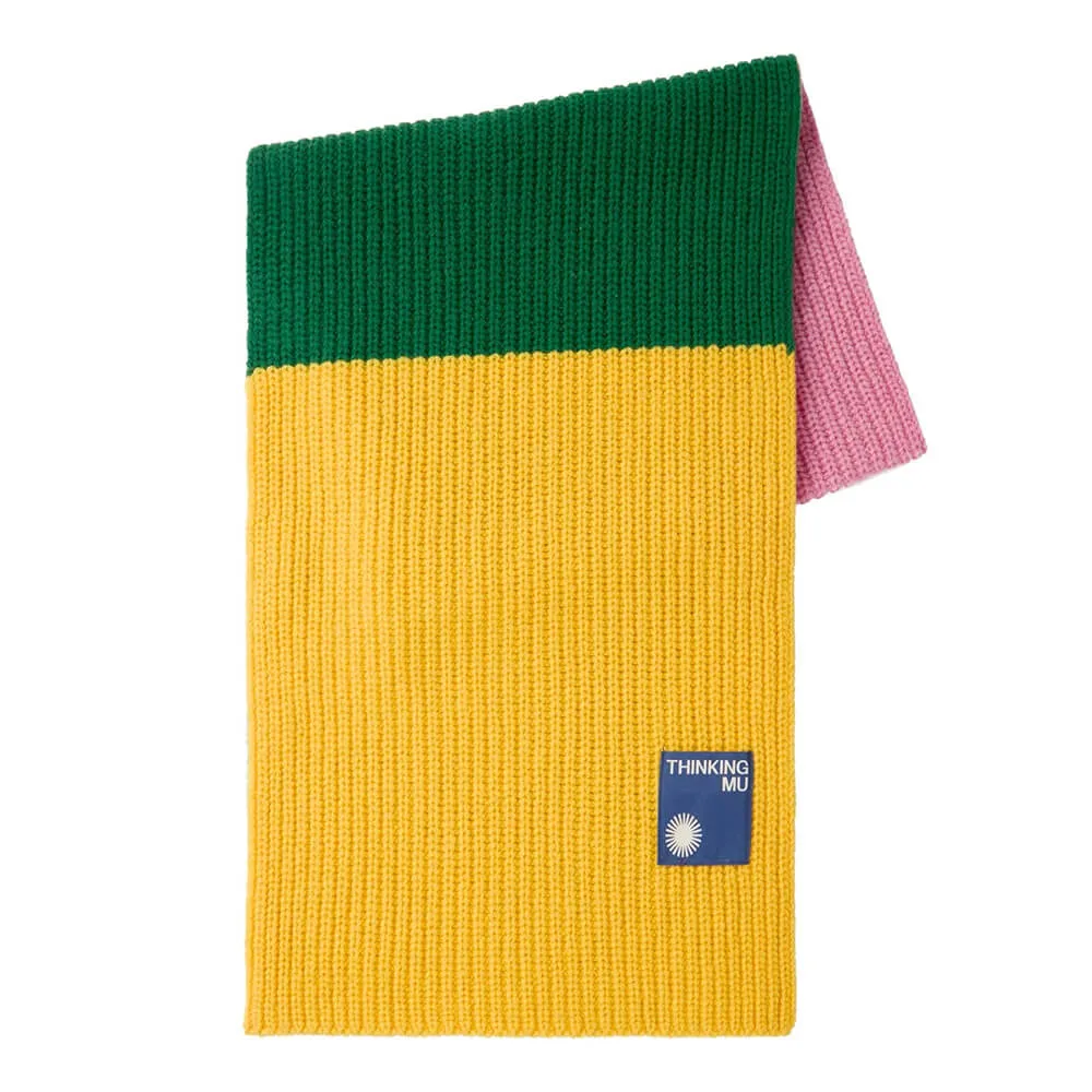 Шарф Thinking Mu Ghede Art Yellow - фото 10