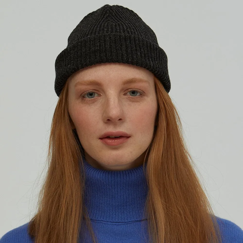 Шапка CHECK YA HEAD шерстяная темный маренго 1620 - фото 5