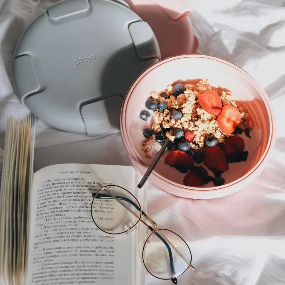 Складной ланч-бокс Stojo Bowl Carnation 1065 мл - фото 7