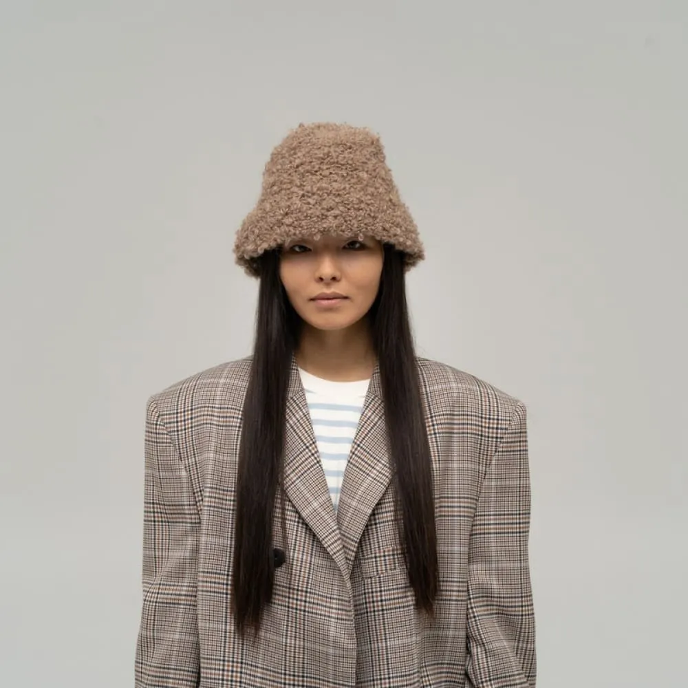 Шляпа CHECK YA HEAD коричневая 2480/7 - фото 1