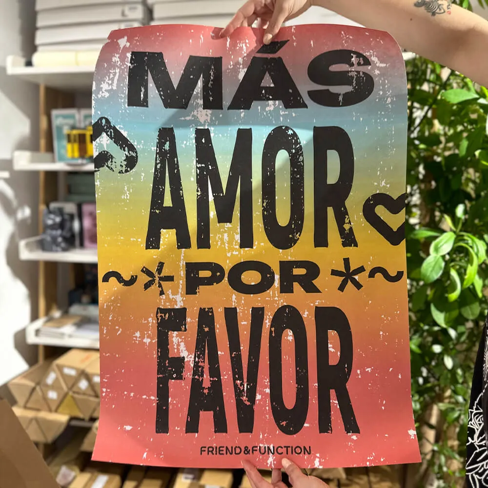 Плакат Friend Function Mas Amor разноцветный - фото 1