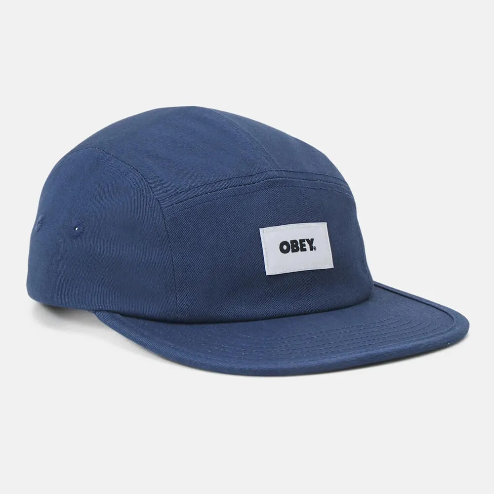 Кепка Obey Bold Label Organic 5 Panel Navy - фото 1