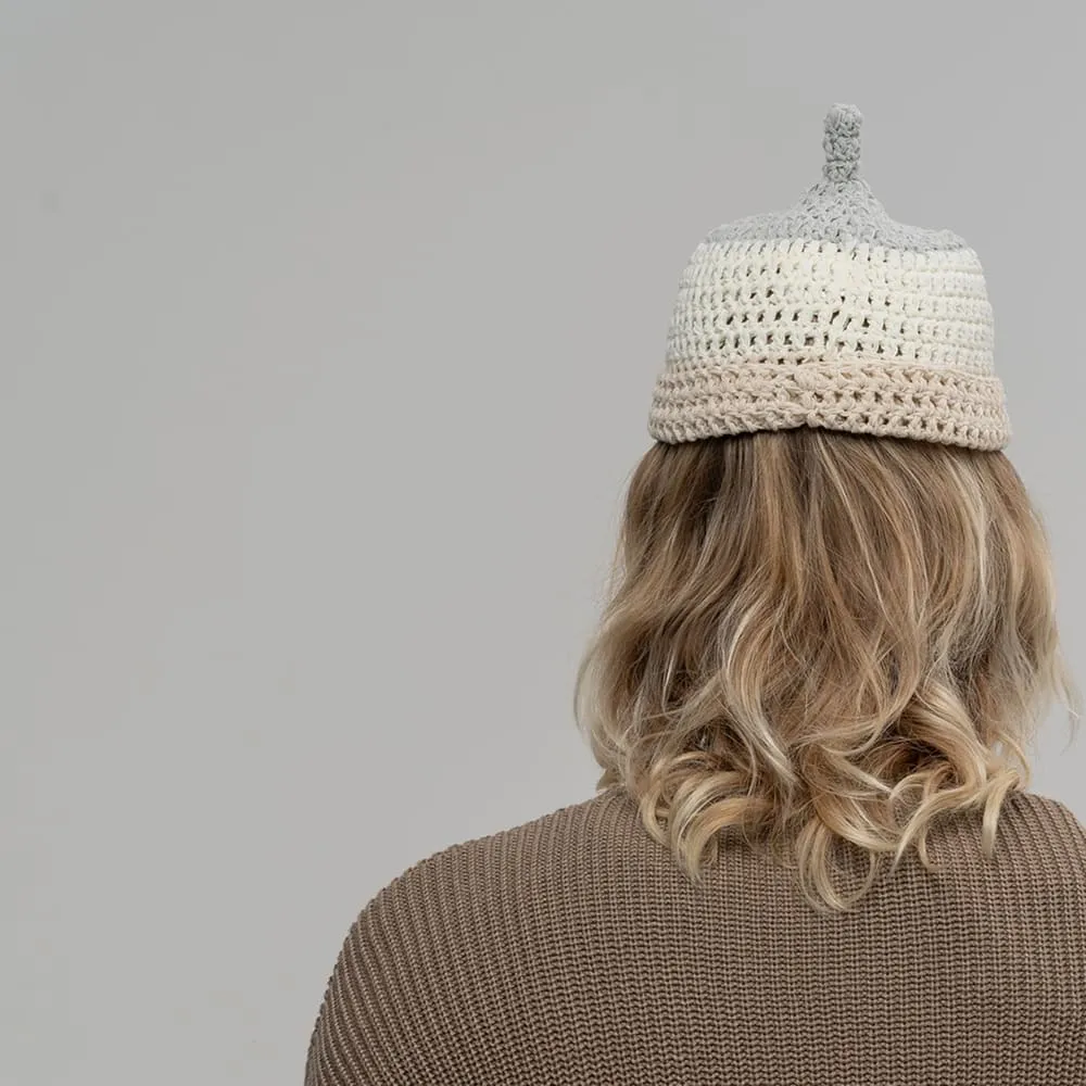 Шапка CHECK YA HEAD бежевая 25224/147 - фото 7