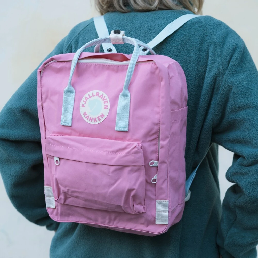 Рюкзак Fjallraven Kanken Koncept Pink-Mint Green (312-600) - фото 6