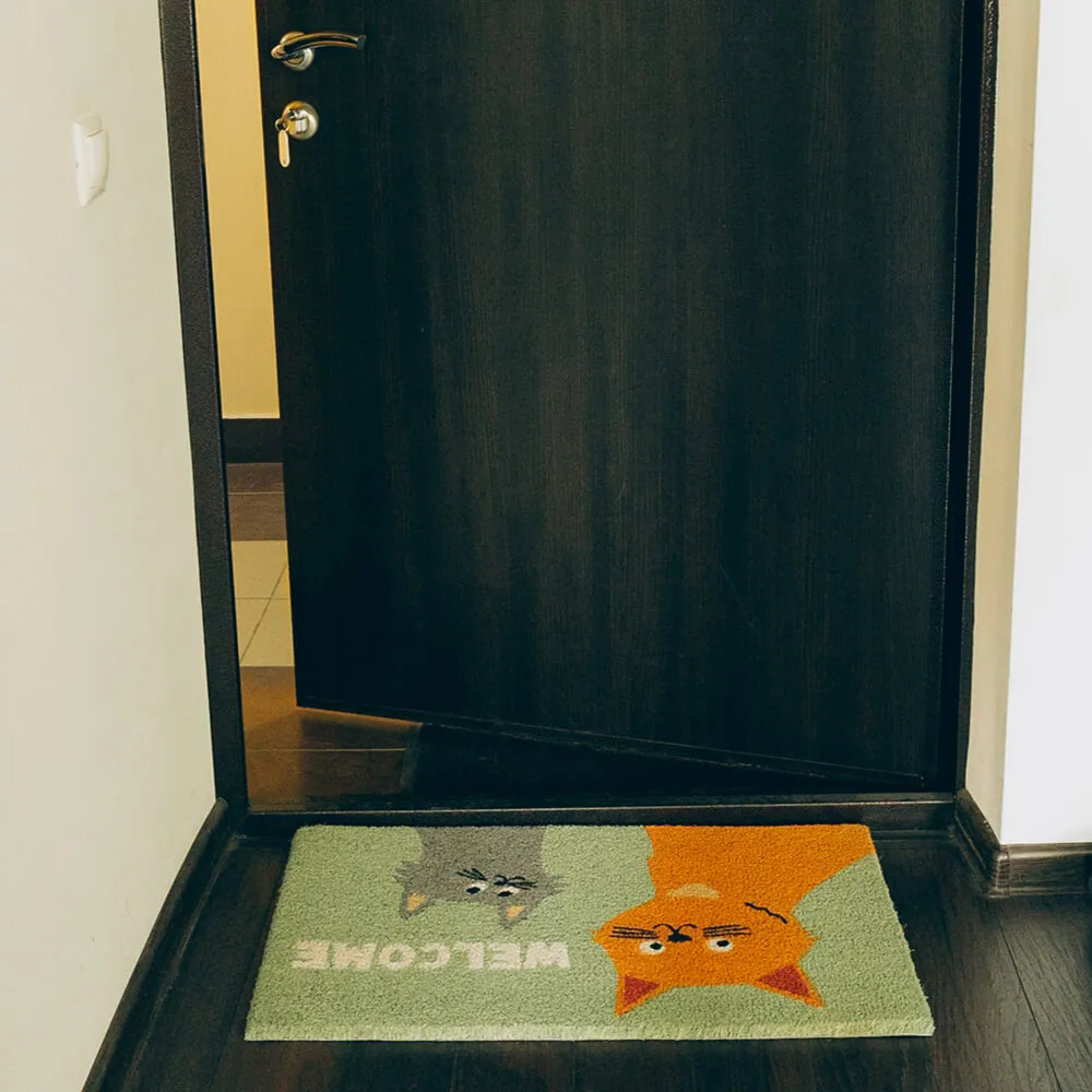 Придверный коврик с котами - фото 8