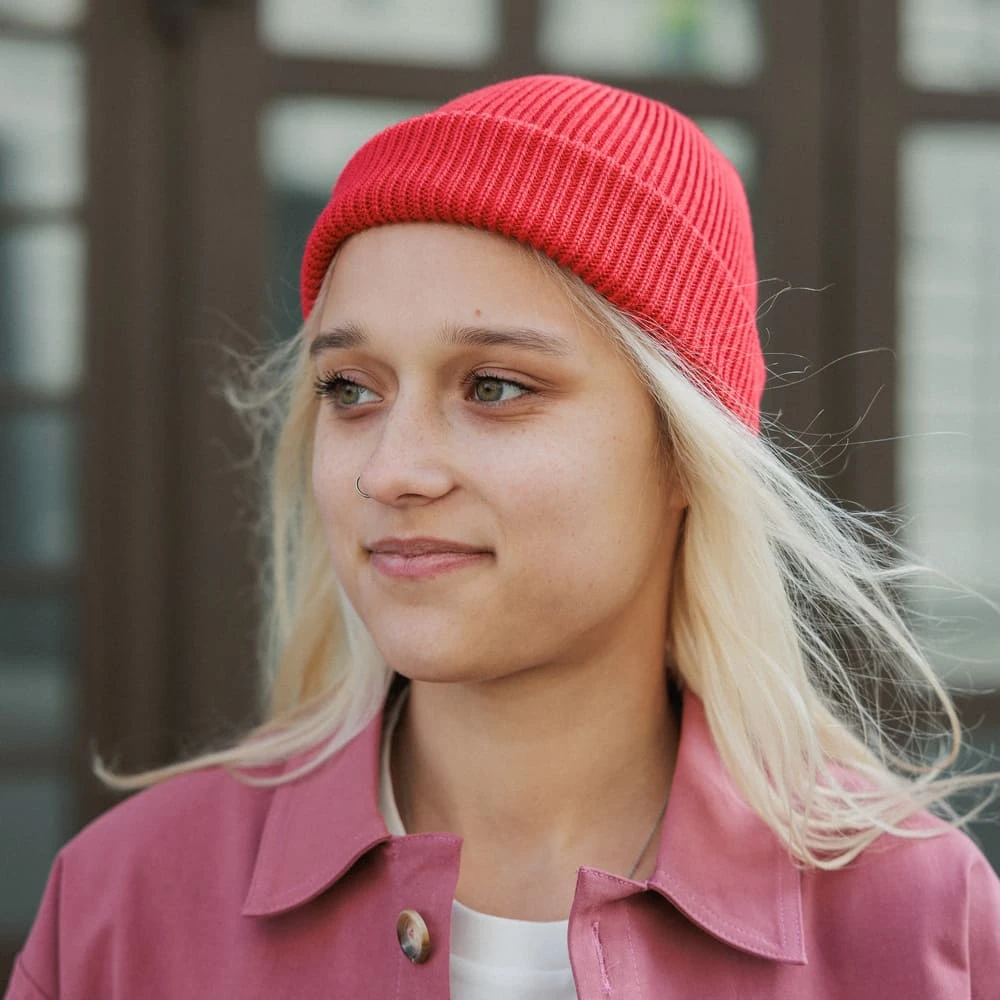 Шапка CHECK YA HEAD красная 25220/33 - фото 2