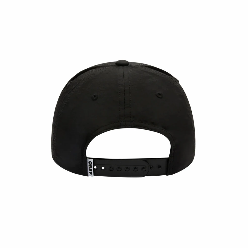 Кепка Obey Stipple 5 Panel Nylon Snapback Black - фото 2