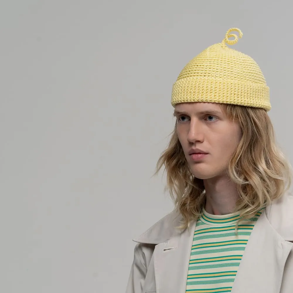 Шапка CHECK YA HEAD желтая 25225/197 - фото 7