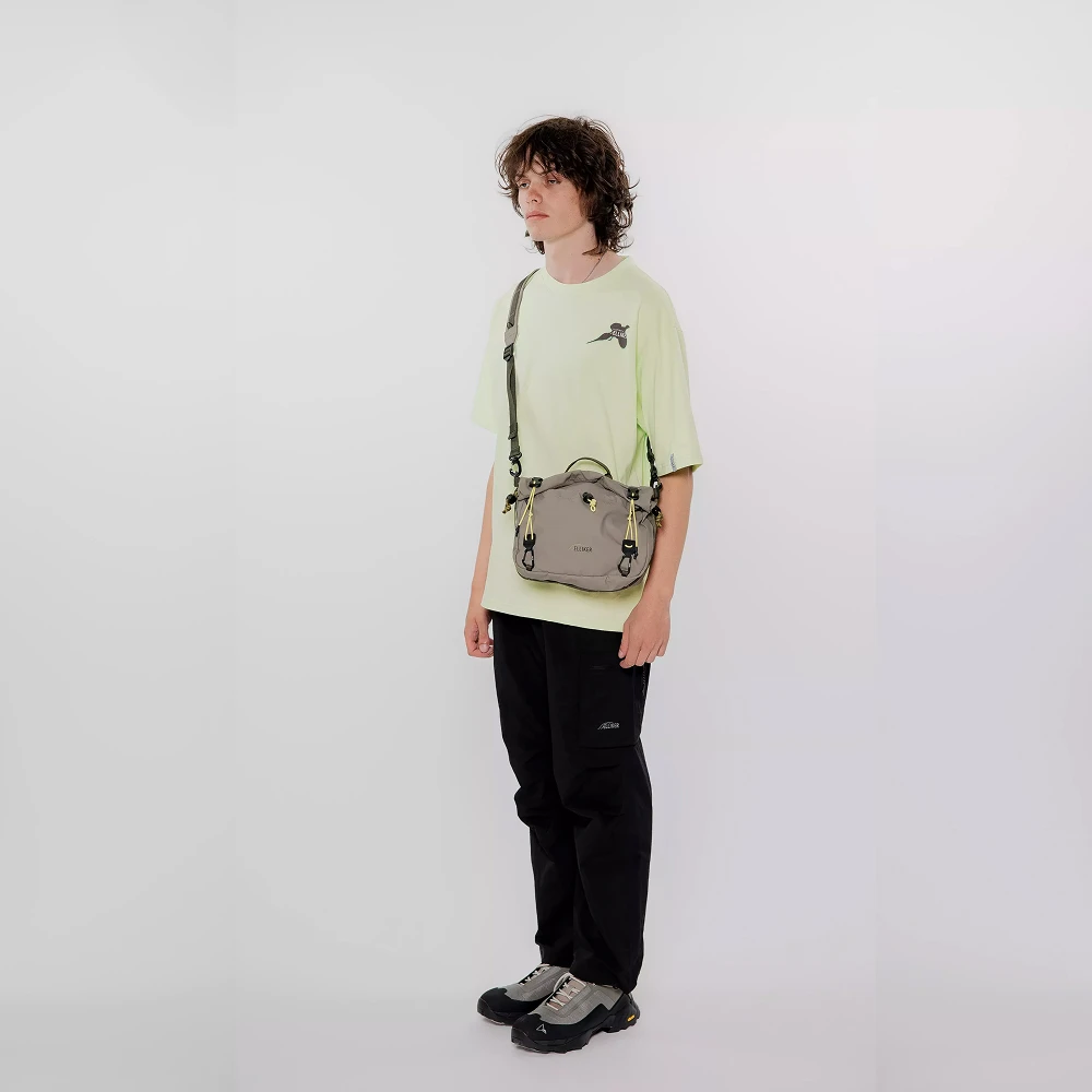 Кроссбоди сумка ELLIKER Nidder Roll Top 6L Taupe - фото 14