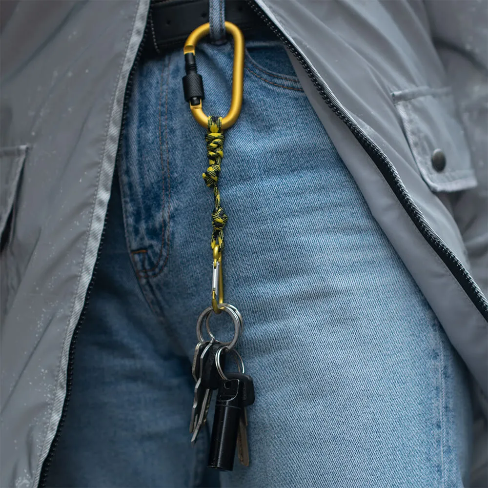 Карабин со шнурком ACK ITEMS (разные цвета) - фото 1