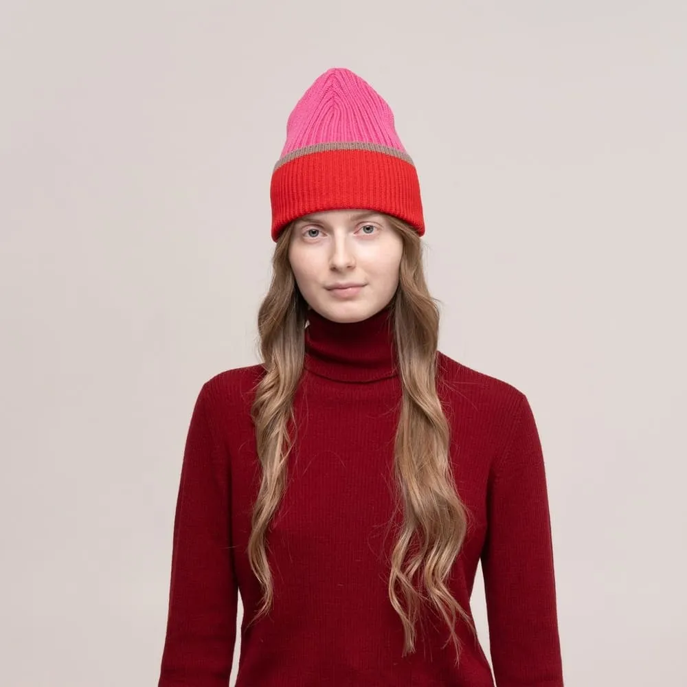 Шапка CHECK YA HEAD колорблок 2525/176 - фото 1