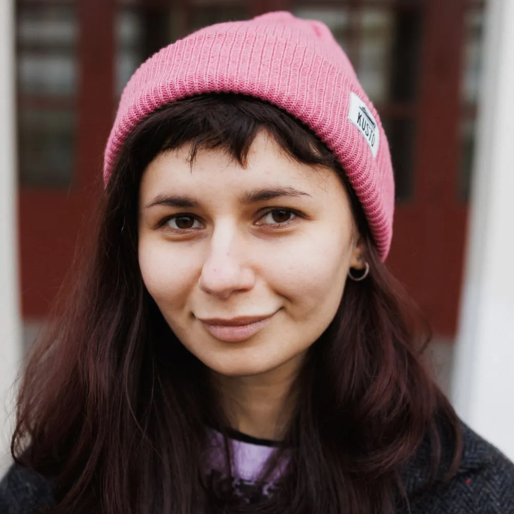 Шапка Kusto One брусника - фото 2