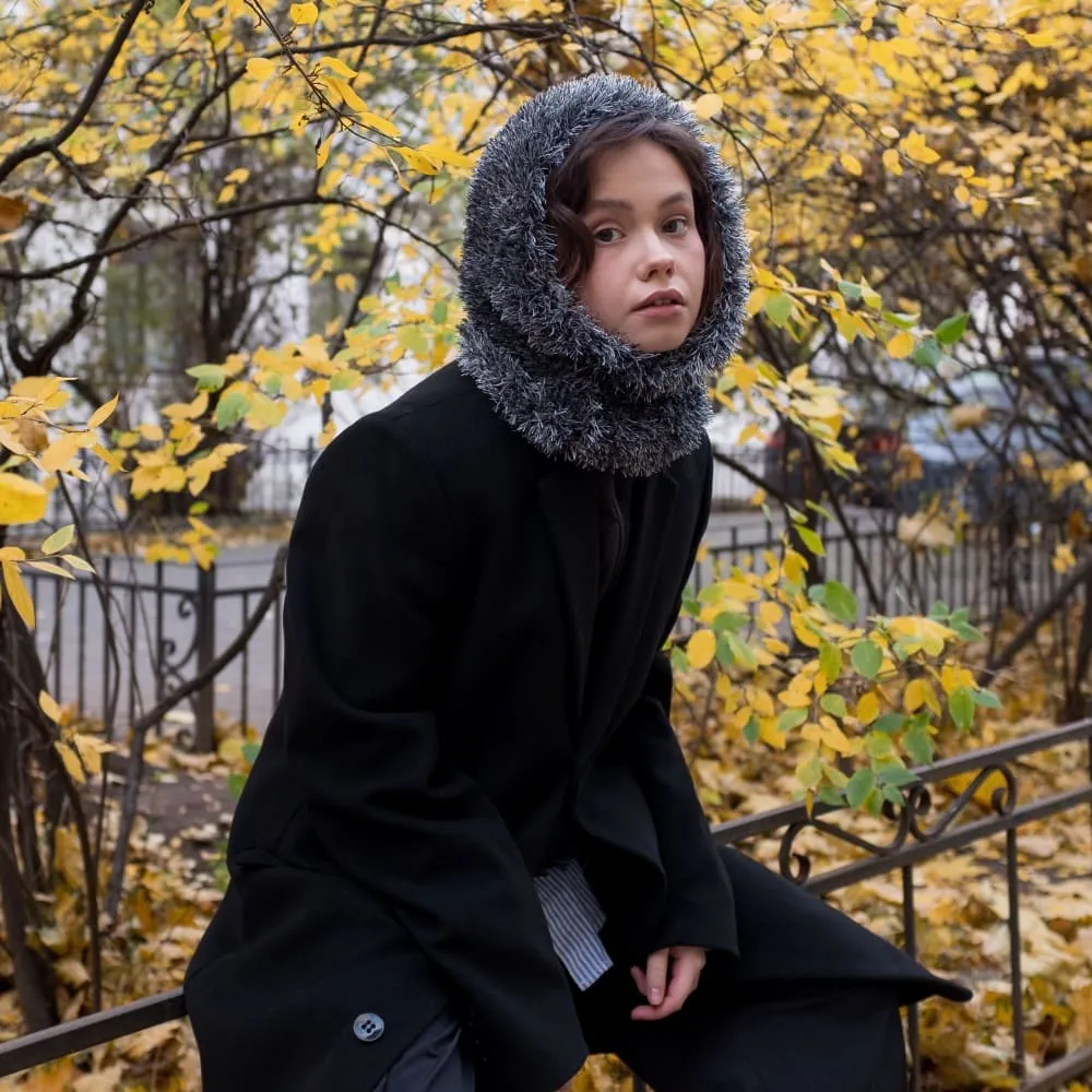 Капюшон CHECK YA HEAD серый Т1922/217 - фото 6