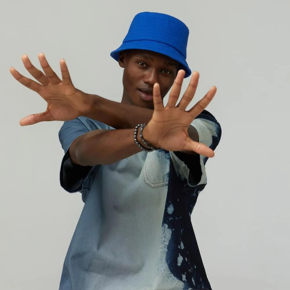 Панама CHECK YA HEAD синяя 22597/51 - фото 2