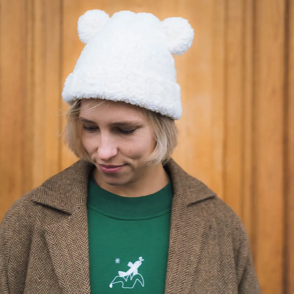 Шапка CHECK YA HEAD белая 2466/68 - фото 10