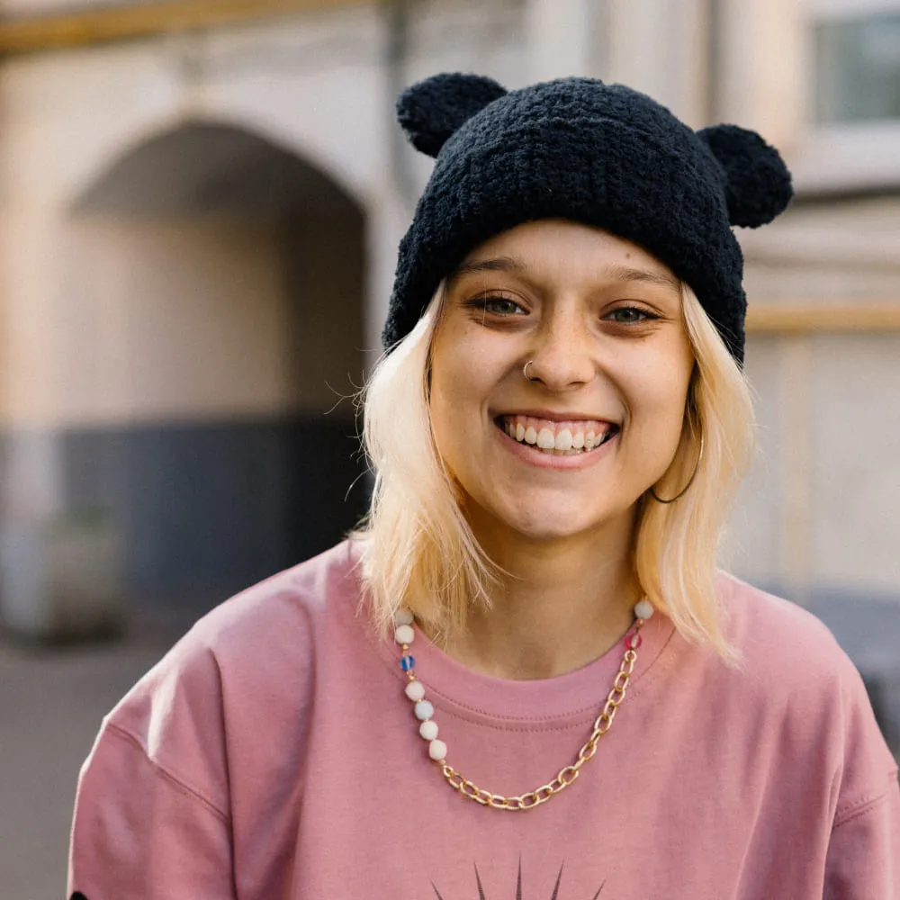 Шапка CHECK YA HEAD чёрная 2466/1 - фото 6