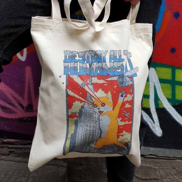 Шоппер Barking Store Кэтзилла белый - фото 2