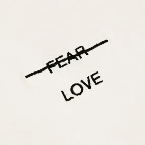 Футболка Akomplice Love Over Fear Embroidered White