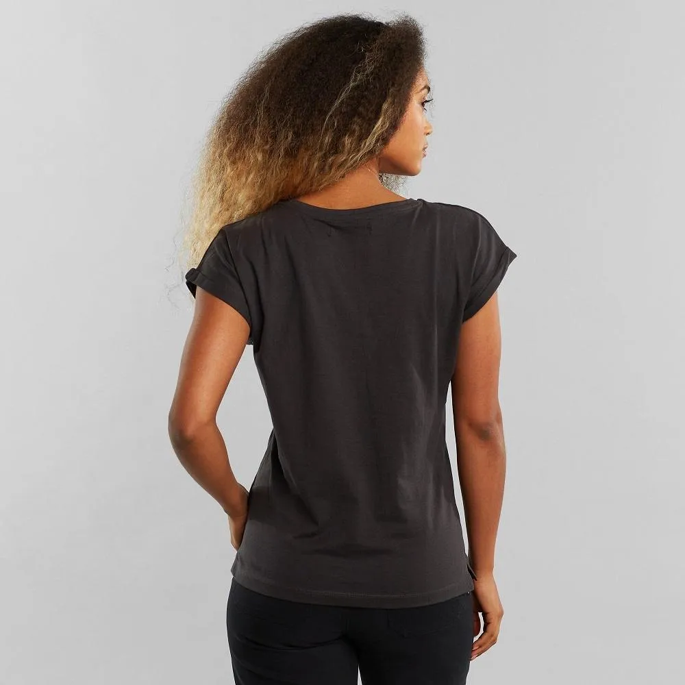 Футболка Dedicated Visby Wild At Heart Charcoal женская - фото 4