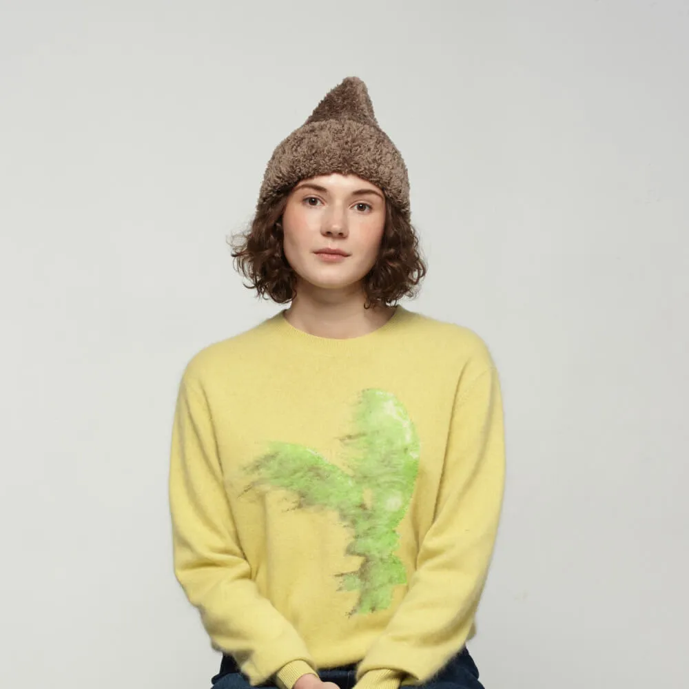 Шапка CHECK YA HEAD коричневая T1966/104 - фото 1