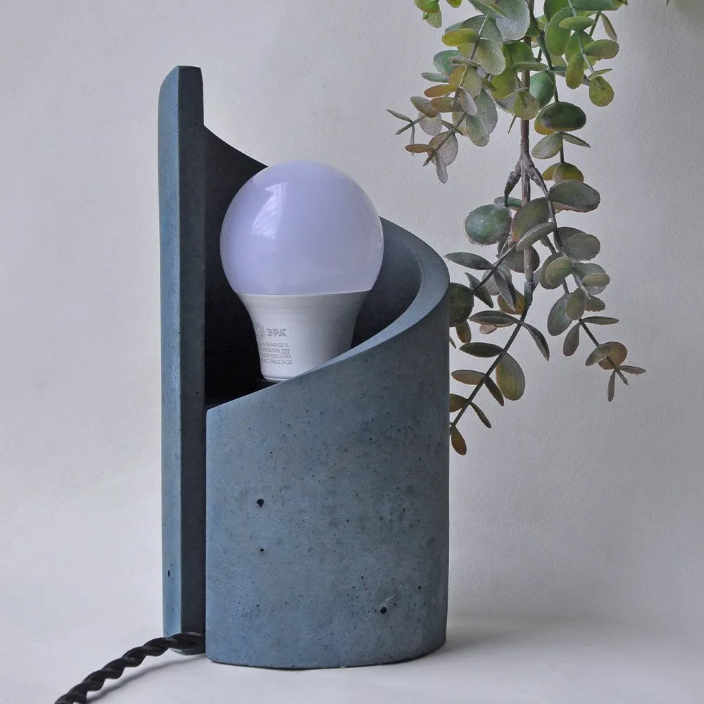 Светильник CONCRETE COLOR Fackel глубинный синий - фото 4