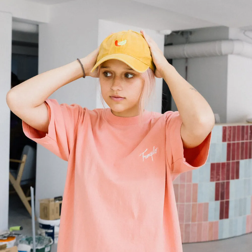 Бейсболка Faded с вышивкой лайм и перчик - фото 6